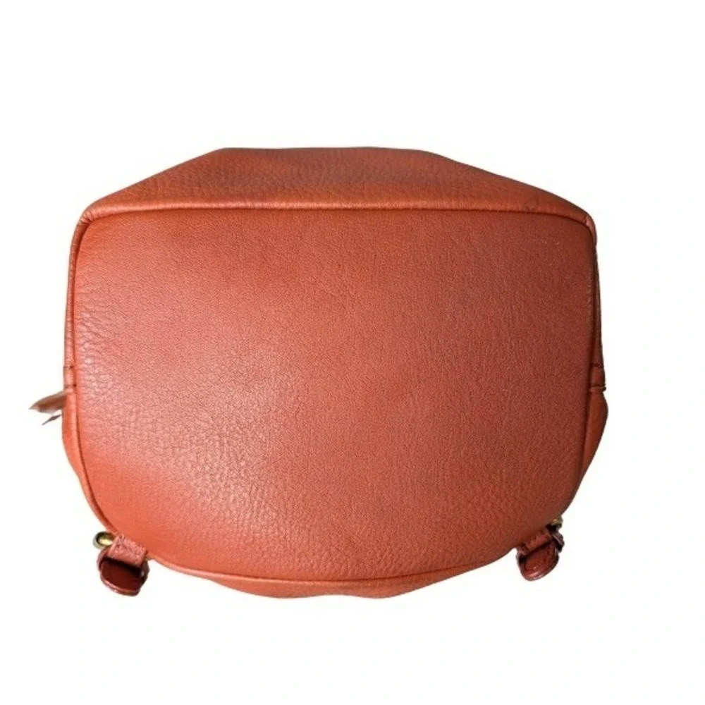HOBO Merrin Convertible Backpack Shoulder Bag‎ Cinnamon Pebbled Leather Tassel